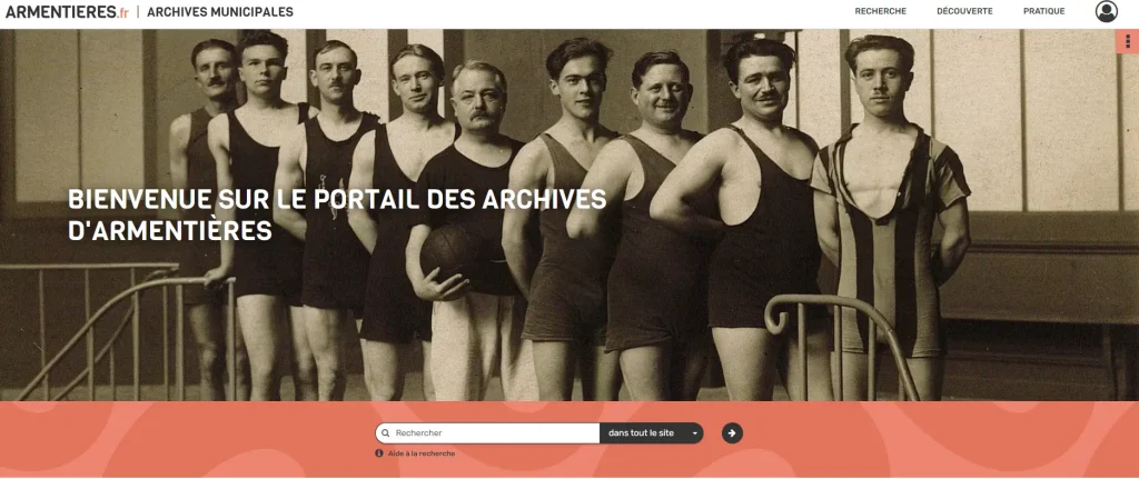 Nouvelle charte graphique des archives d'Armentières