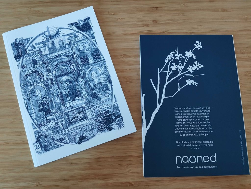 Carnet offert par Naoned pour le forum des archivistes