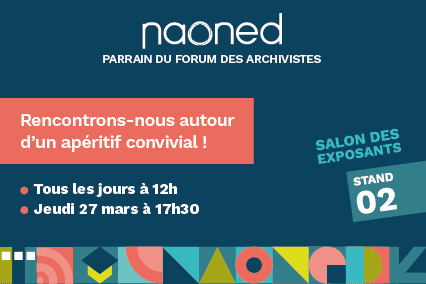 Invitation à l'apéritif de Naoned sur le forum des archivistes 2025